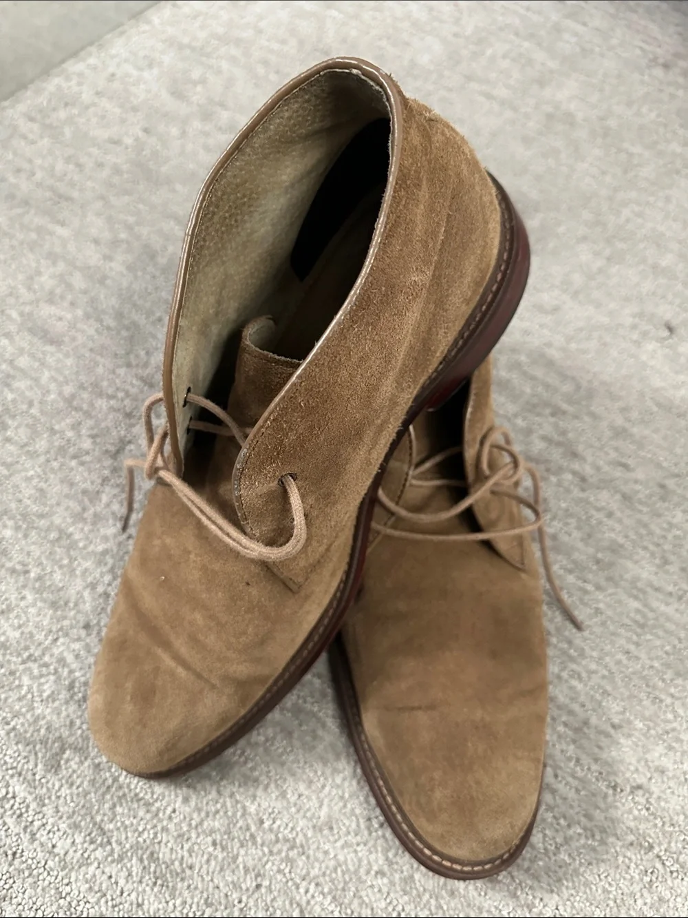 Banana Republic Men's Suede Chukka Boots in Tan